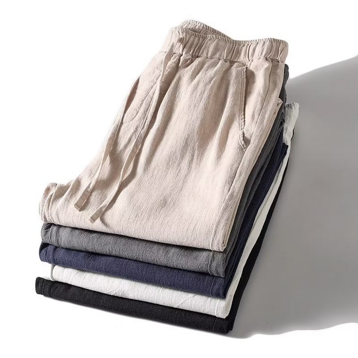 Men's lightweight breathable summer pants, ideal for warm weather comfort.