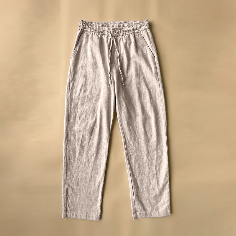 Comfortable breathable men's pants for summer. Lightweight and perfect for warm weather.