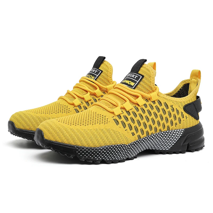 Athletic men's breathable sneakers, offering lightweight comfort for training & daily activity.