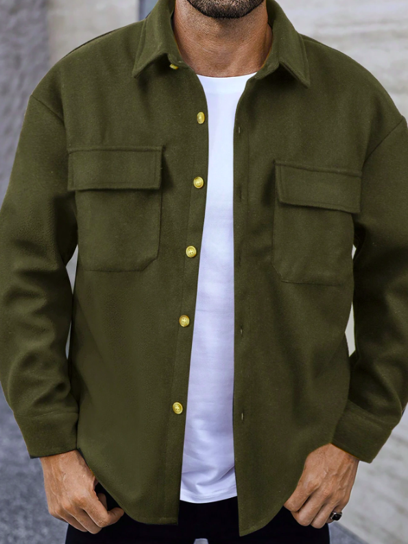 Casual men's Cairo summer jacket, blue, offering comfort and style for spring outfits