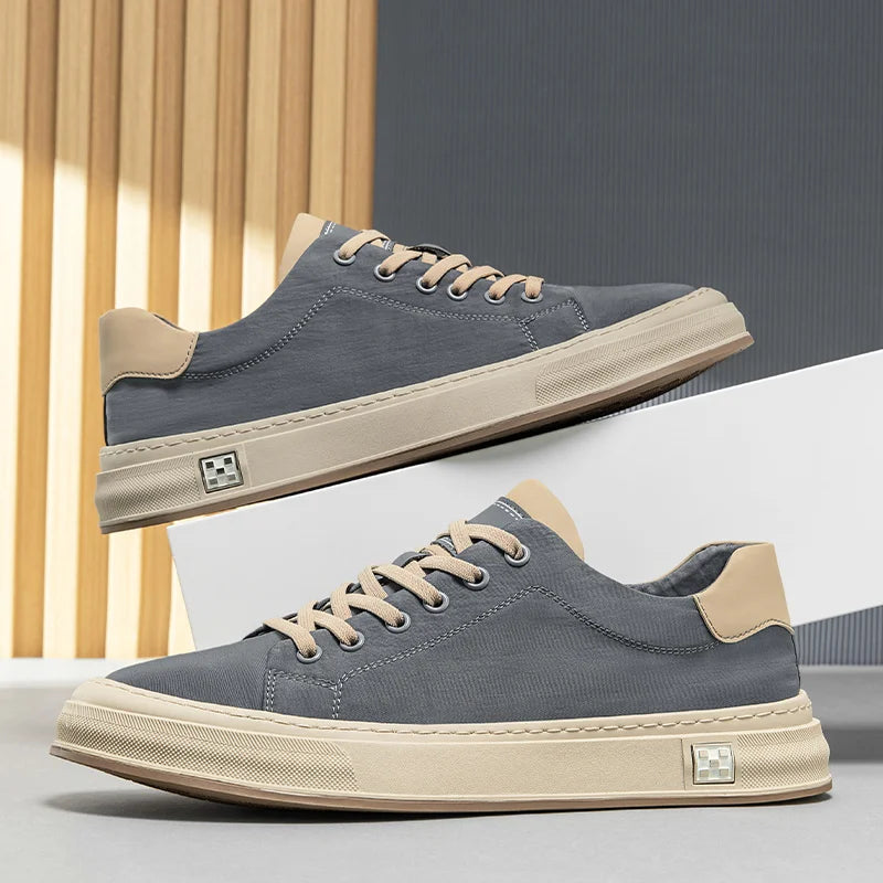 Stylish men's casual slip-on sneakers, perfect lightweight everyday footwear.