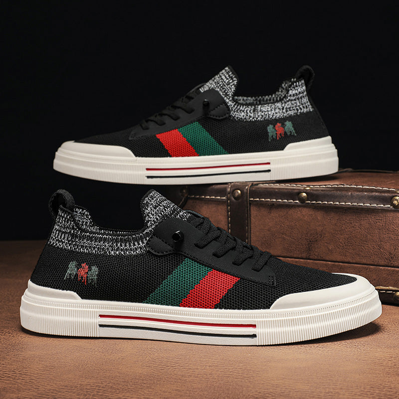 Everyday wear men's comfort sneakers, lace-up design for lightweight support.