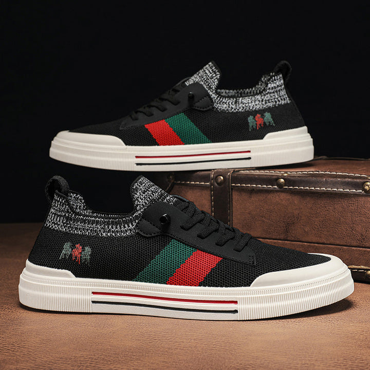 Everyday wear men's comfort sneakers, lace-up design for lightweight support.
