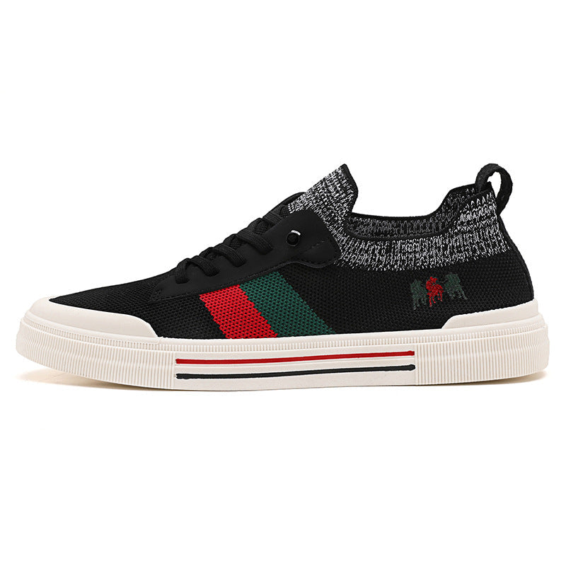 Dynamic men's comfort footwear, lightweight lace-up shoes for athletic and casual use.