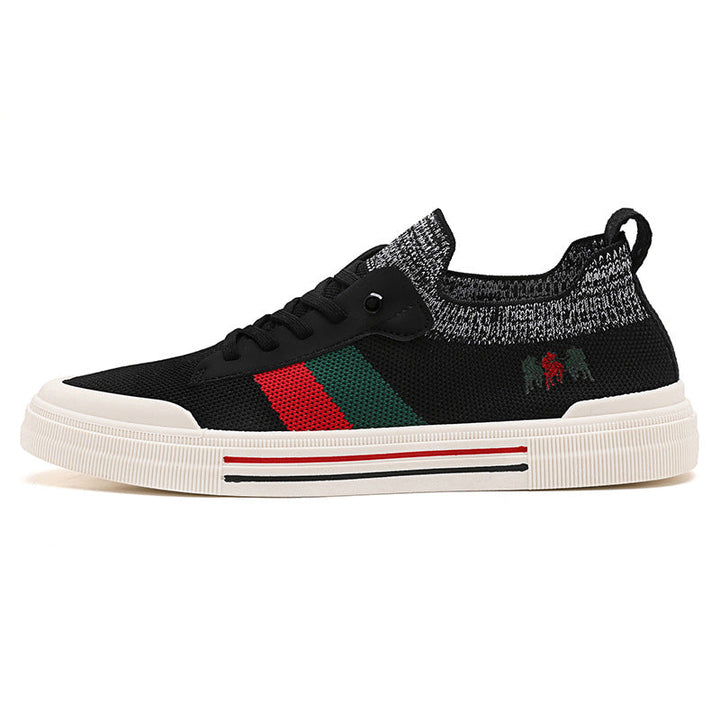 Dynamic men's comfort footwear, lightweight lace-up shoes for athletic and casual use.