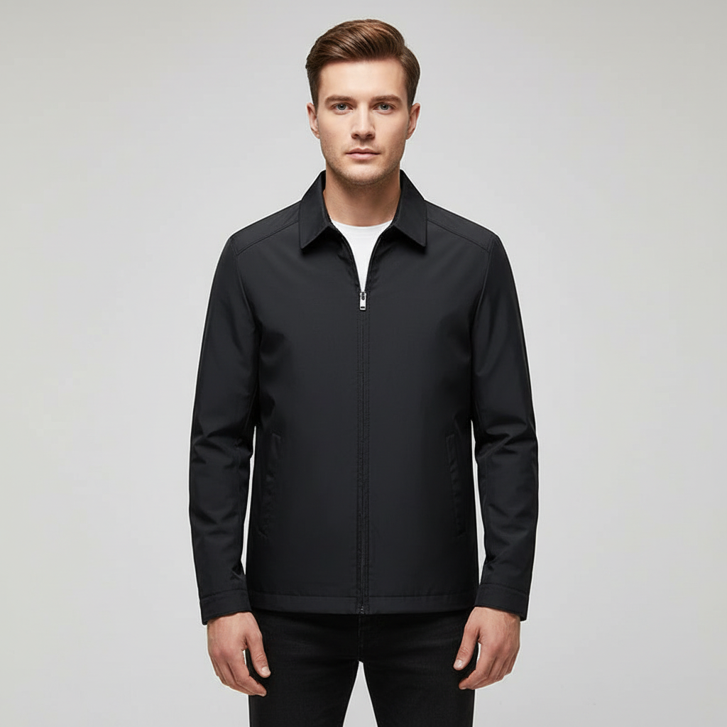 Christopher men's spring jacket, lightweight cotton blend outerwear, perfect for business casual style