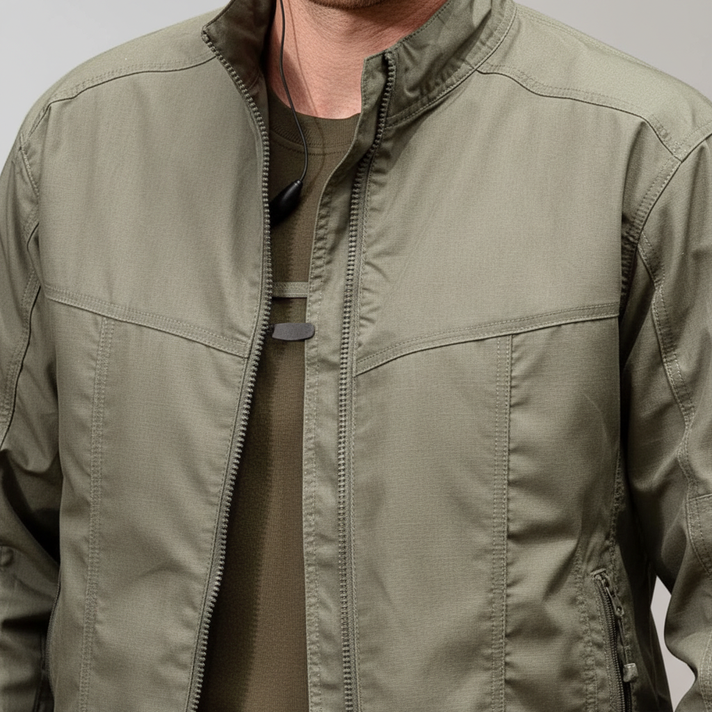 Konstantin men's transitional jacket, cotton blend, ideal for smart casual autumn winter outfits