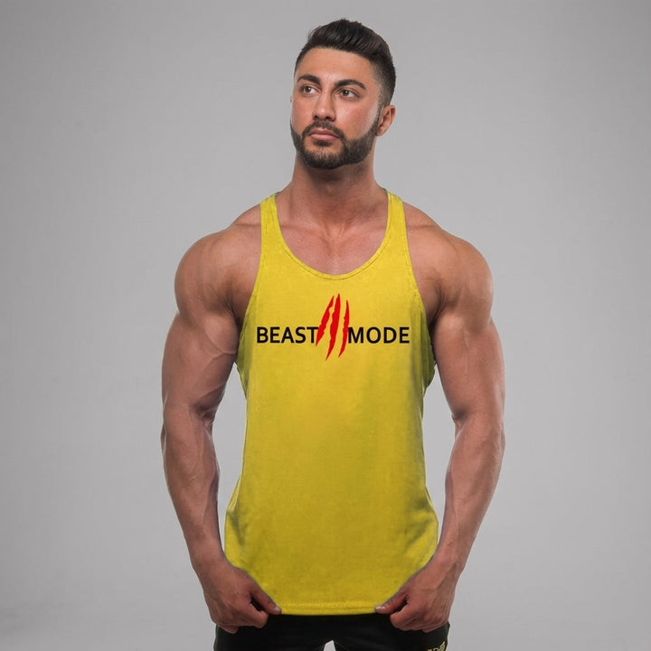 Frederick men's sleeveless cotton training shirt, breathable activewear