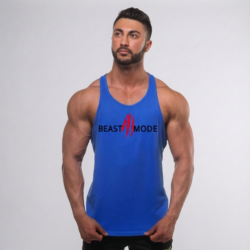 Frederick men's gymwear tank top, breathable cotton for intense workouts