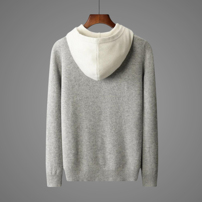 Versatile men's comfort hoodie in a stylish blue, ideal for everyday lightweight casual layering.