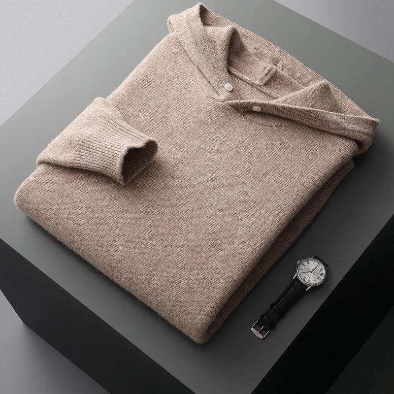 Men's stylish lightweight comfort hoodie, a gray pullover perfect for all-season casual wear.