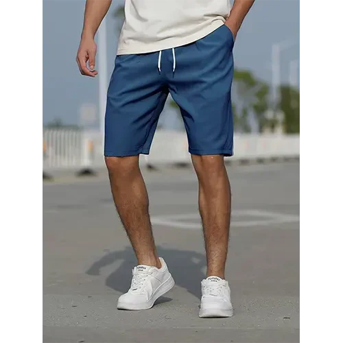 Casual men's high-waist shorts. Super comfortable, lightweight, and relaxed fit, essential for summer fashion.