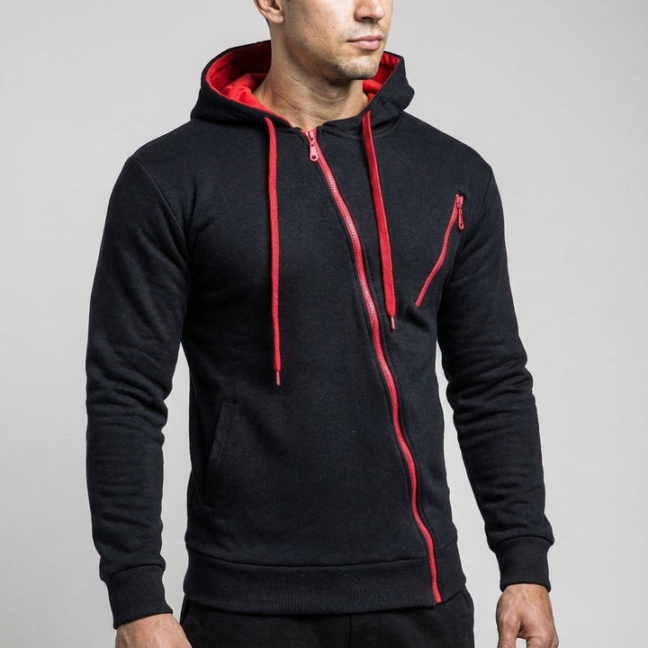 Kenneth men's training jacket with hood, ideal for active and gym activities