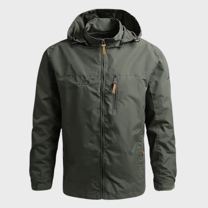 Versatile men's casual windbreaker jacket, perfect for daily wear, travel, and light weather protection.