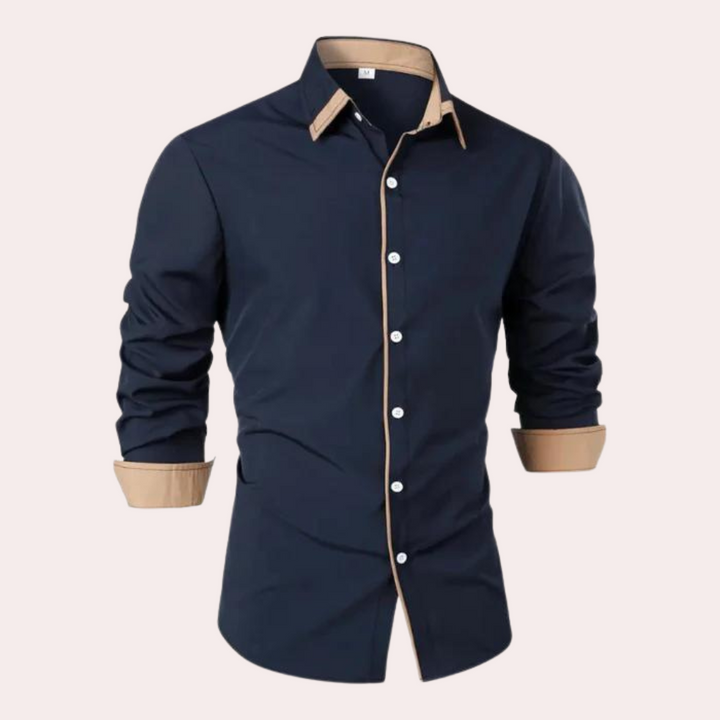 Men's lightweight Luca casual shirt for warm weather. Ideal men's clothing for summer & spring fashion.