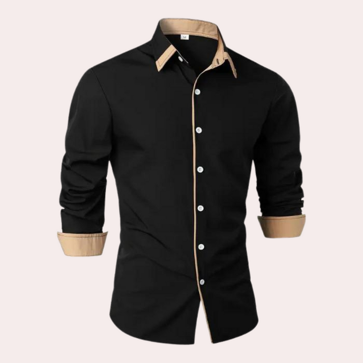 Comfortable short sleeve men's casual shirt. Versatile summer top for warm weather & spring fashion.