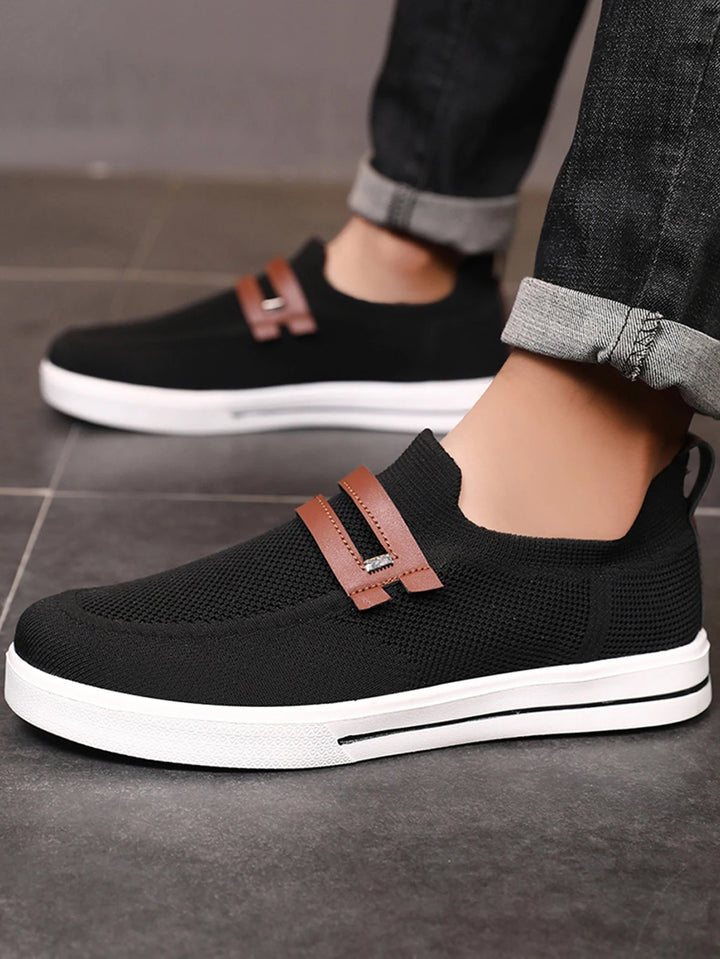 Comfortable men's mesh loafers, lightweight & breathable slip-on shoes for ultimate everyday wear.
