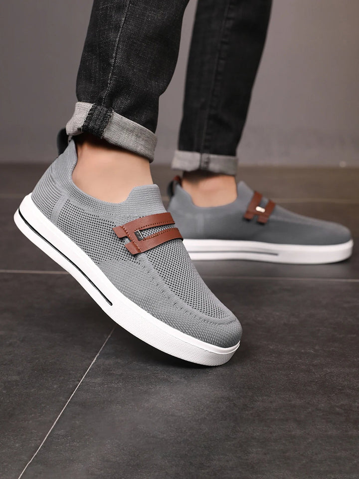 Lightweight men's slip-on loafers, featuring breathable mesh for ultimate comfort and casual style.