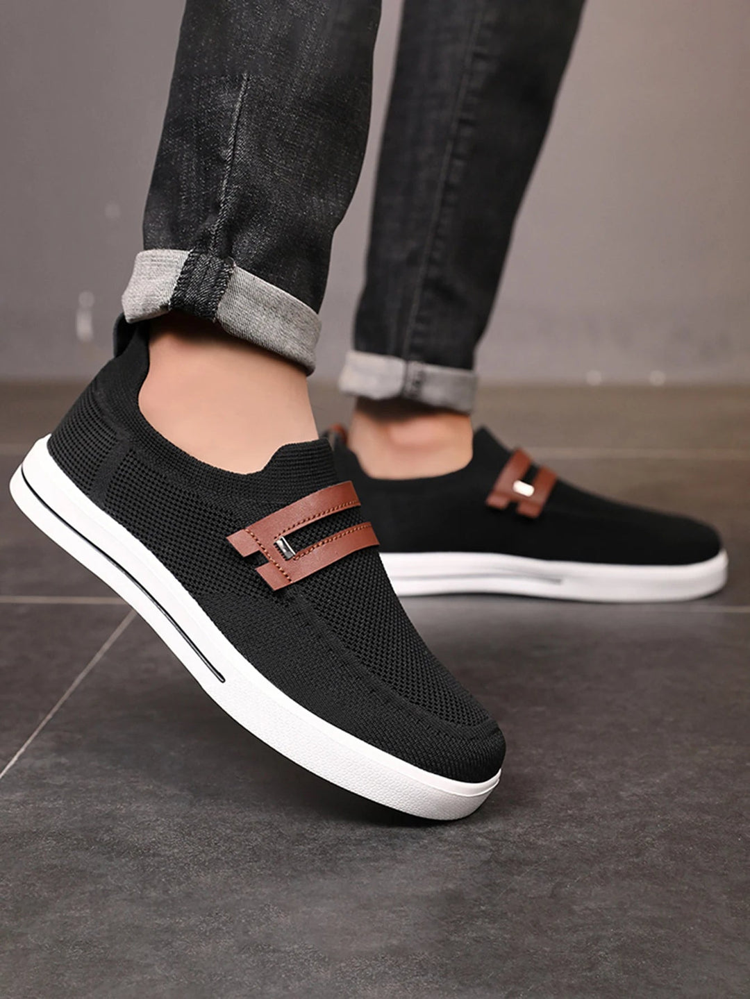 Men's summer essential slip-on loafers, breathable mesh and lightweight for superior comfort & style.