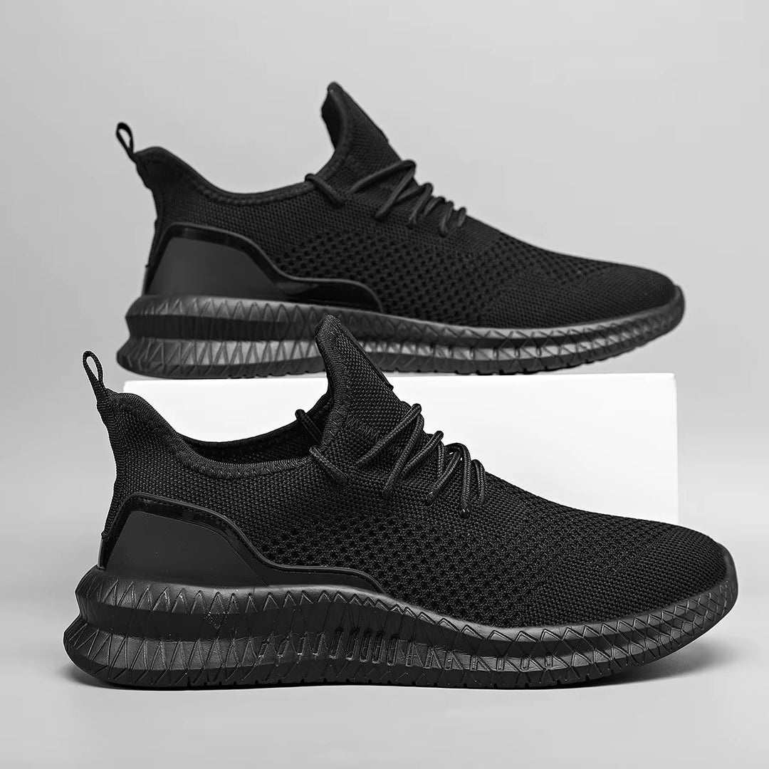 Durable men's lightweight sneakers, mesh construction for breathable daily wear.