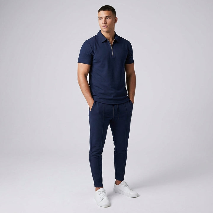 Tyrone men's sportswear tracksuit, comfortable and lightweight polyester activewear for summer outfits.