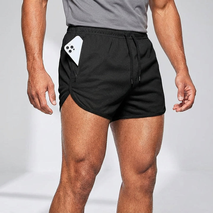 Zachary men's quick-dry athletic shorts, ideal for training, jogging, and gym wear