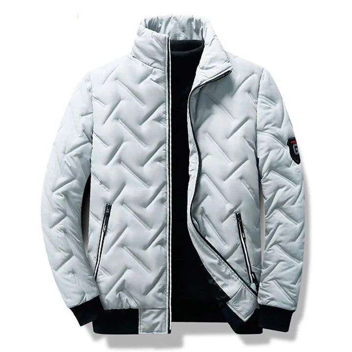 Men's lightweight quilted jacket, ideal for versatile casual wear. Modern design, perfect fall fashion & winter layering.