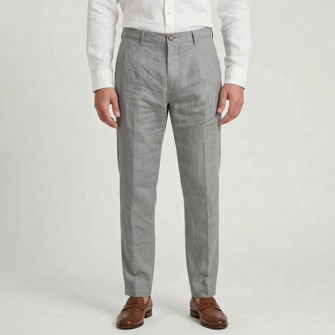 Men's fashion-forward relaxed fit summer trousers; lightweight, comfortable & perfect for any casual occasion.