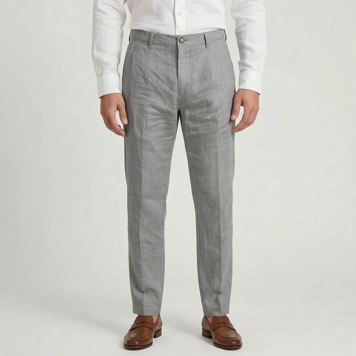 Men's fashion-forward relaxed fit summer trousers; lightweight, comfortable & perfect for any casual occasion.