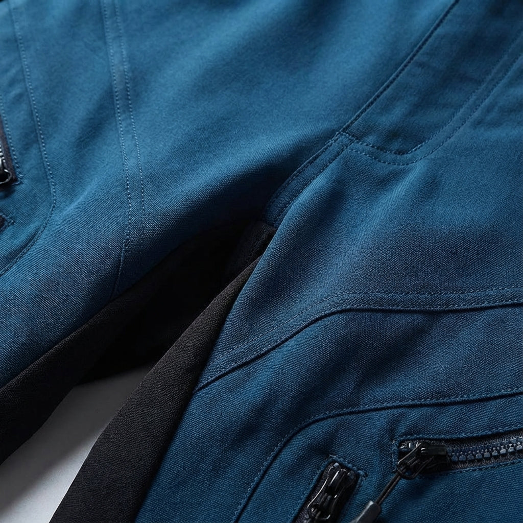 Lightweight quick-dry gym shorts Marvin for men, featuring convenient zip pockets and breathable fabric.