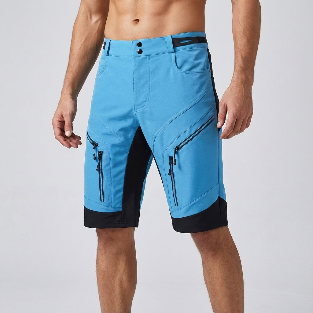 Workout bottoms Marvin: men's activewear shorts with functional zip pockets, designed for ultimate mobility.