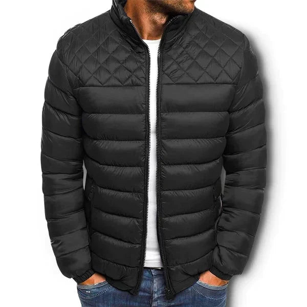 Men's lightweight sporty summer jacket, Boaz, in light grey, perfect for casual outdoor wear