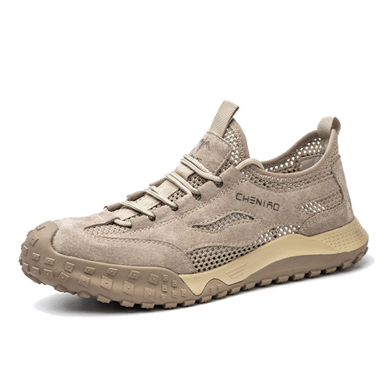 Men's lightweight steel toe safety shoes, providing comfort & protection for tough jobs.