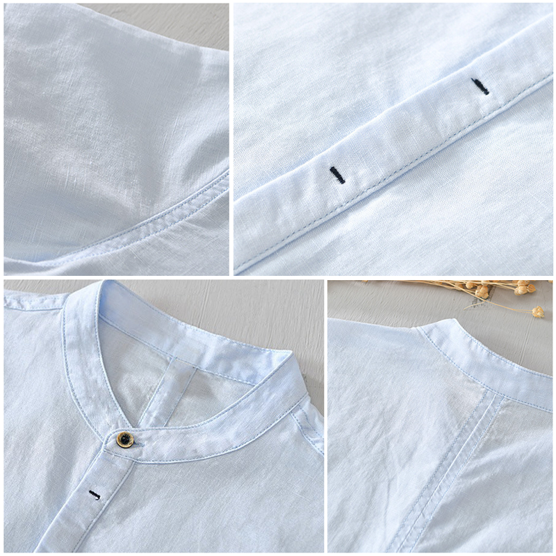 Relaxed fit men's lightweight button-up shirt, new arrival for stylish and breathable summer menswear.