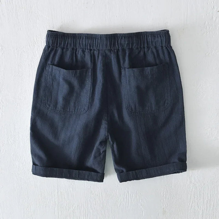 Soft & breathable men's summer apparel, these casual drawstring shorts are a wardrobe essential.