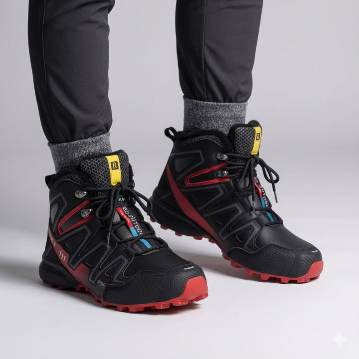 Harrison men's anti-slip winter footwear, perfect for hiking in snow