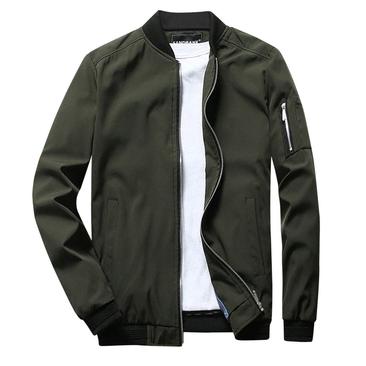 Men's lightweight zip-up bomber jacket for summer, Orion model. Ideal casual outerwear.