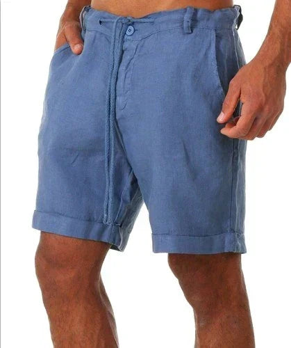 Relaxed fit men's summer shorts, perfect for beachwear or casual warm weather comfort.