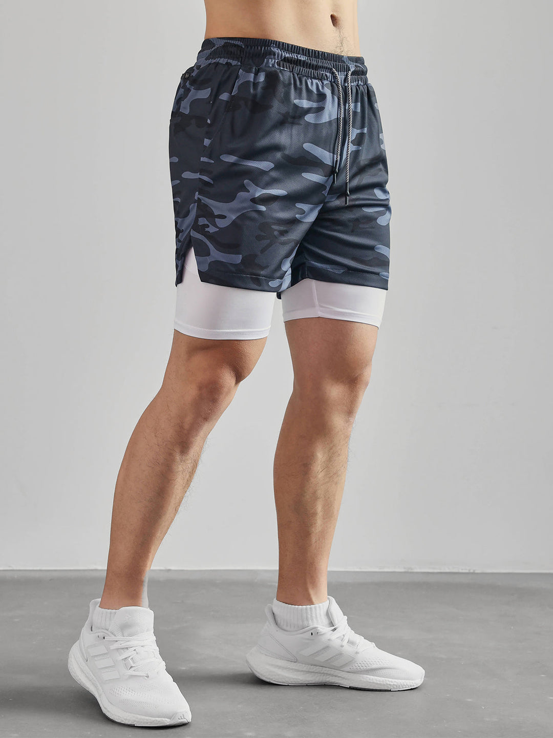 Lightweight Lisbon Kinetic men's training shorts with breathable mesh.