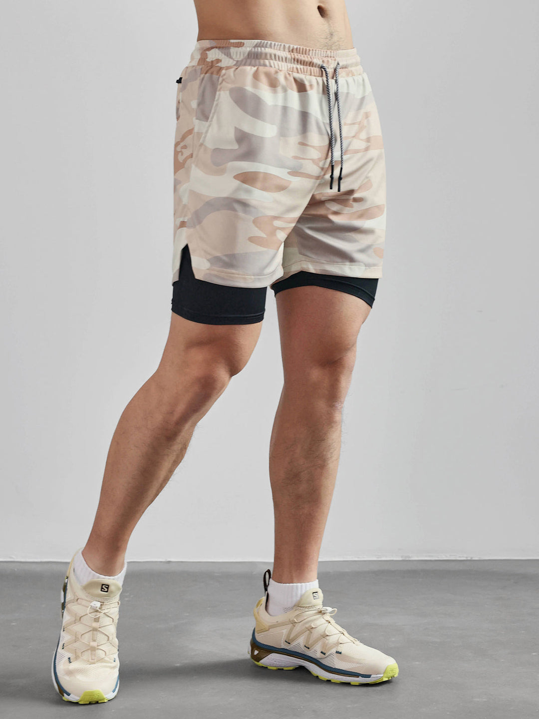 Lisbon Kinetic men's active shorts, perfect for gym and outdoor training.