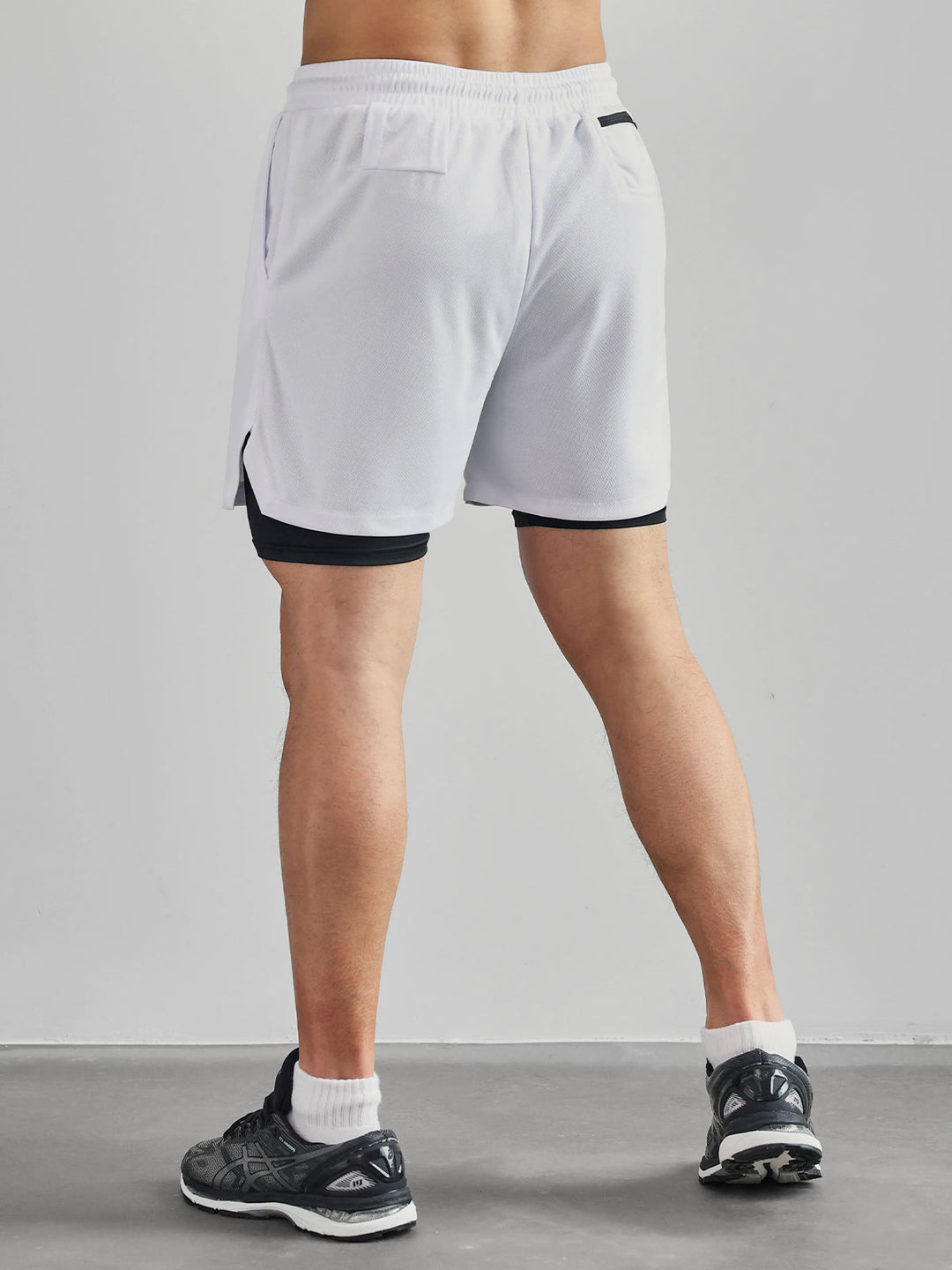 Men's Lisbon Kinetic performance activewear shorts with mesh construction.