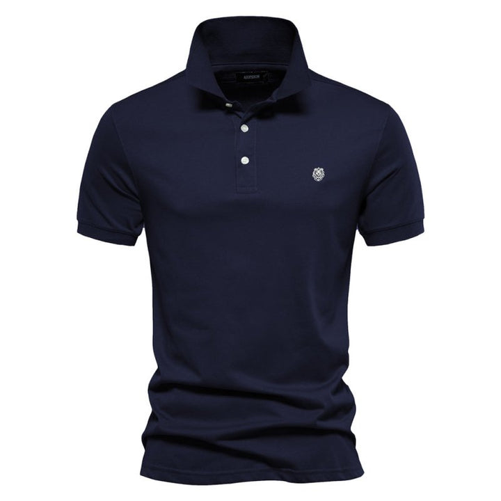 Comfortable men's Logan polo shirt. Versatile classic for casual wear & modern men's fashion.