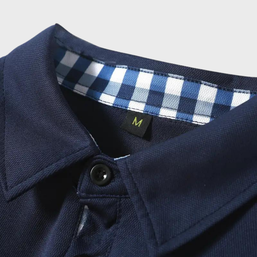 Oliver men's long sleeve polo, a comfortable & stylish choice for smart casual fashion.