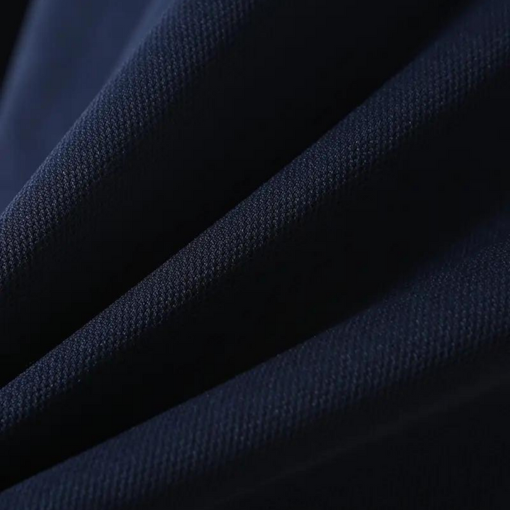 Classic men's long sleeve polo shirt, an essential versatile top for year-round wear.