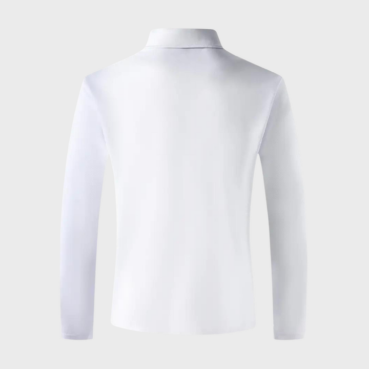 Oliver men's long sleeve polo, an indispensable item for comfortable smart casual wear.