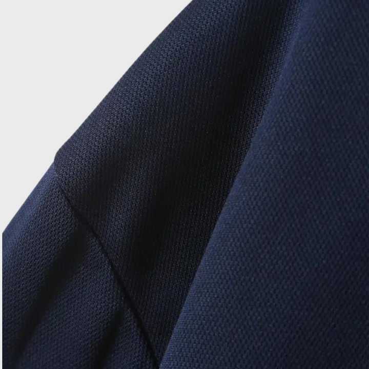 Everyday men's long sleeve polo, combining comfort with versatile, collared style.