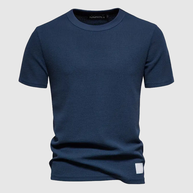 Lorenzo Breeze Tee in a vibrant color, a stylish men's apparel choice for comfortable, everyday fashion.