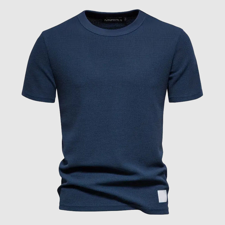 Lorenzo Breeze Tee in a vibrant color, a stylish men's apparel choice for comfortable, everyday fashion.