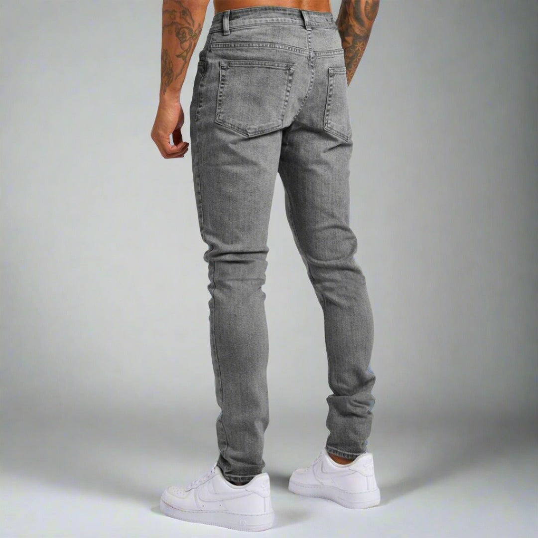 Everyday men's Lorenzo dark blue jeans, offering ultimate comfort & style for daily casual fashion.