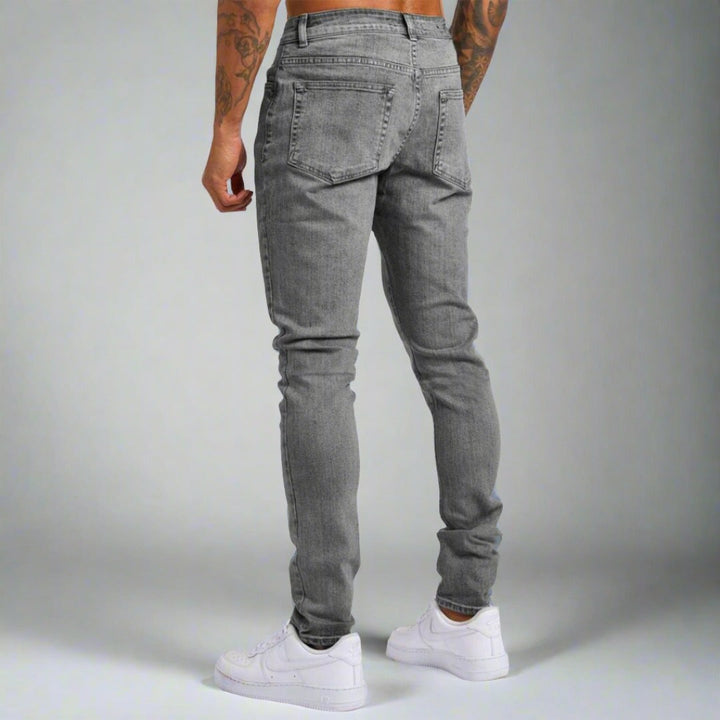 Everyday men's Lorenzo dark blue jeans, offering ultimate comfort & style for daily casual fashion.